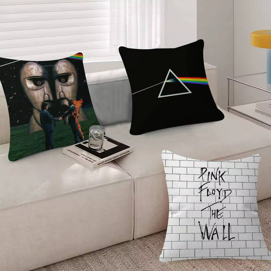 Pinker Pink Floyd Kissenbezug aus Polyester, Dekorative Kissenhülle für dein Sofakissen, B/H: 30 x 50 cm - Bild 3