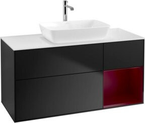 V&B Waschtischunterschrank Finion in Blau lackiert, B/T/H: 120 x 50,1 x 50,1 cm - Bild 1