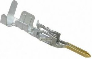 Molex Crimpkontakt 561198228 in Gold und Silber auf einer vollständigen Rolle - Bild 1