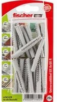 Fischer Universaldübel UX 6x50 RK aus Nylon in Grau, 20 Stück - Bild 1