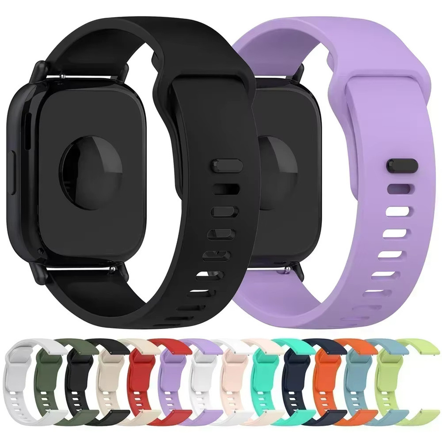 Xiaomi Uhrenarmband Silikon, 22mm, Schwarz, Unisex - Bild 3