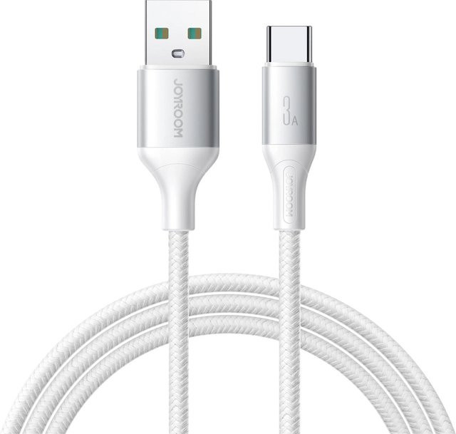 Joyroom S-A28 Flash USB-A auf USB-C Daten- und Ladekabel, 30W, 2m, Weiß - Bild 1