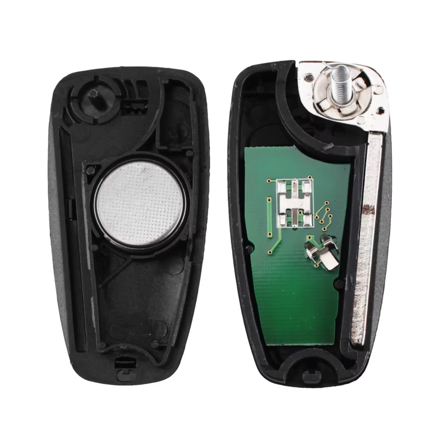 KEYYOU Auto Fernbedienung Schlüssel mit 3 Tasten für Ford Mondeo Focus C-Max, 434/433 MHz FSK, 4D63 Chip, 40/80 Bit, Schwarz - Bild 4