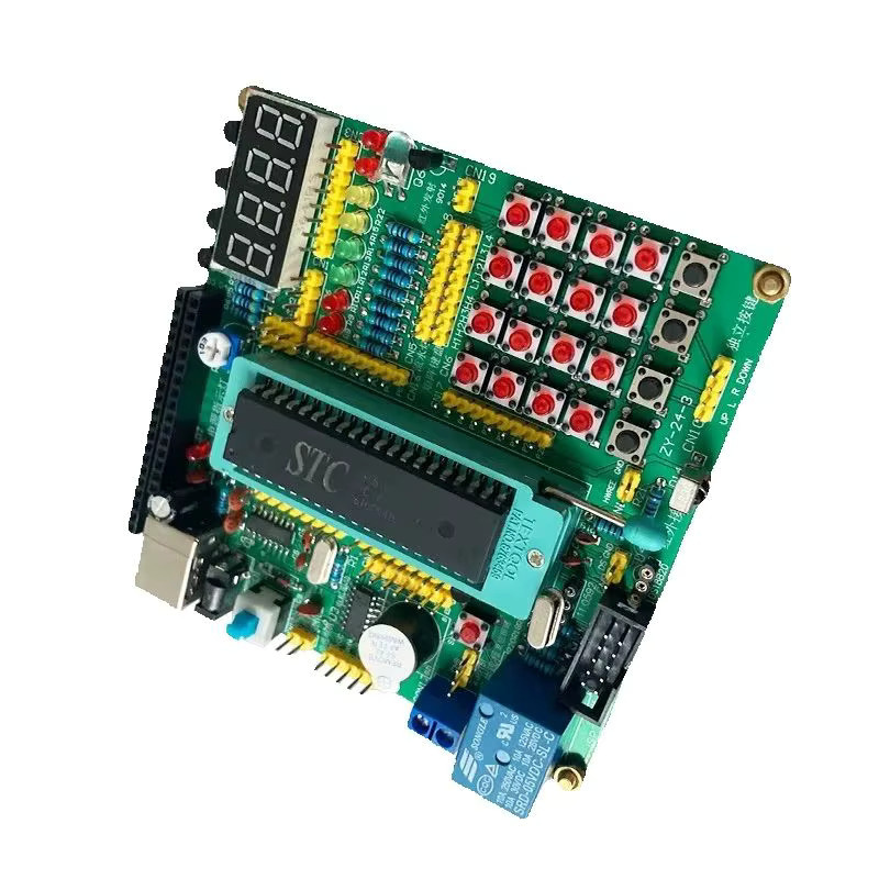 Gainsil DIY-Kit MCU Entwicklungsboard STC89C52 Experimentierplatinen zum Erlernen in Multicolor - Bild 3