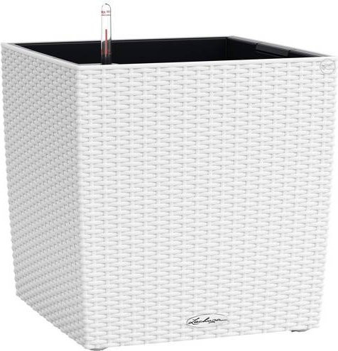 Lechuza Pflanzkübel Cube Cottage 50 in Weiß B/T/H: 50 x 50 x 50 cm - Bild 1