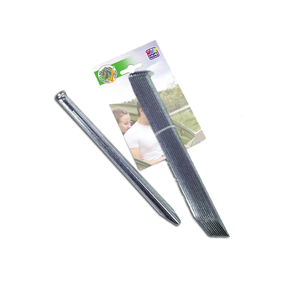 Verzinkte Zeltheringe aus Metall, Länge: 30 cm - Bild 1