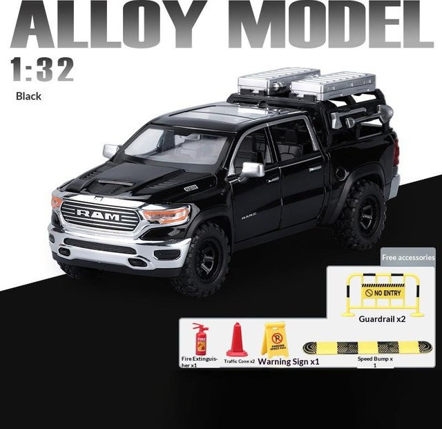 Linyi toy car Pickup-Truck Automodell, 1:32, Metall, mit Licht und Ton, ab 14 Jahren - Bild 1