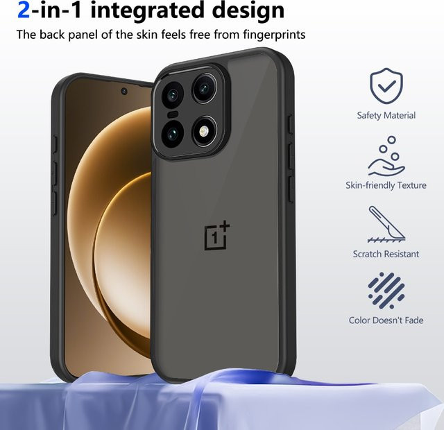 Matte Handyhülle für OnePlus 15 15R 13 13R 11 11R 5 Pro Ultra Racing Nord CE5 CE in Schwarz - Bild 1