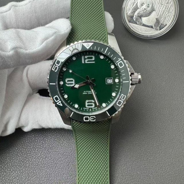 Langjia Armbanduhr Automatik, Edelstahl, Schwarz, Herren - Bild 1