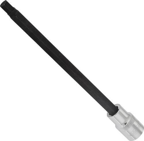Vigour Steckschlüssel-Bit-Einsatz Innensechskant V2087 mit 5 mm Sechskant-Profil und 12,5 mm 1/2 Zoll Vierkantantrieb, Gesamtlänge: 200 mm - Bild 1