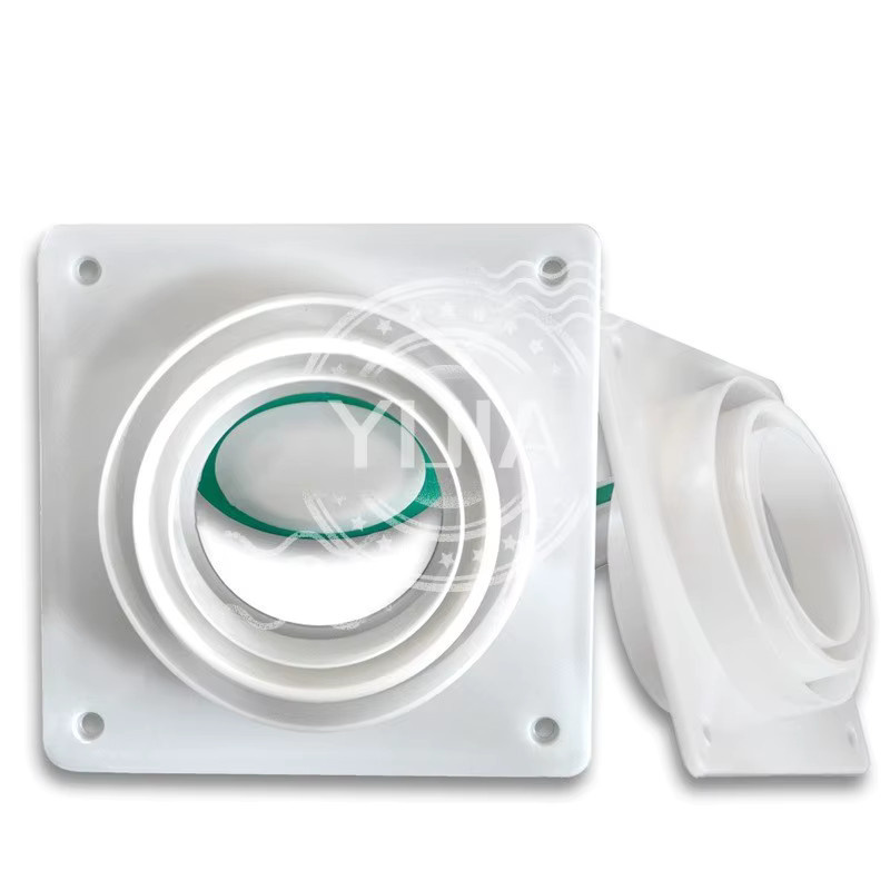 Rückschlagventil für Lüftungssysteme und Rohrventilatoren in Weiß, Durchmesser: 80-180 mm - Bild 6