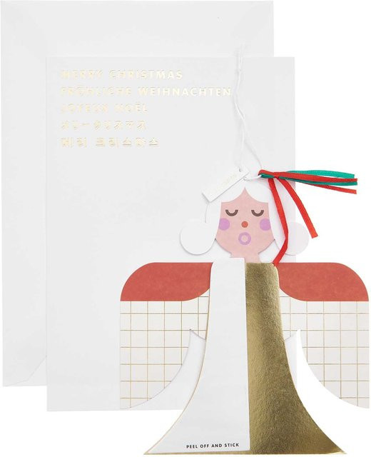 Rico Design Paper Poetry Kartenset mit Pop-Up Engel Anhänger A5 - Bild 1