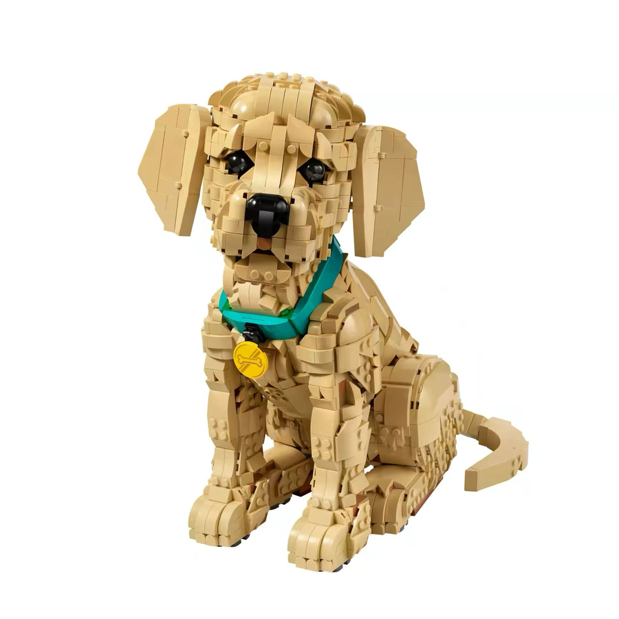 Golden Retriever Welpen Baustein-Modellbausatz, 2102 Teile - Bild 3