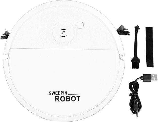 OutsideWorld Saugroboter Smart in Weiß mit automatischer Kehrfunktion und Edge Cleaning für dein Zuhause - Bild 1