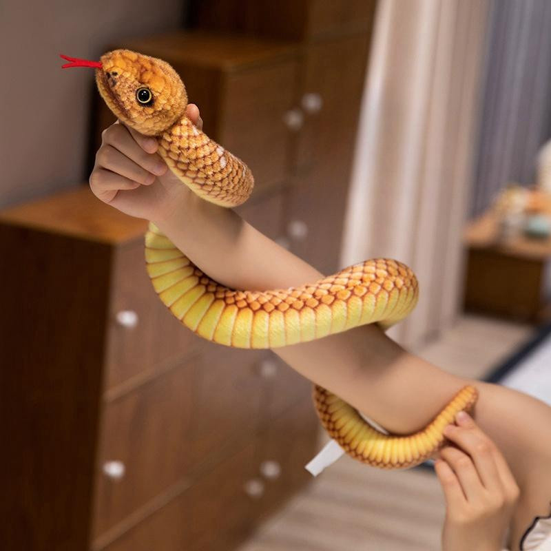 Süßer Mu Cheng Schlange Plüschtier Anaconda Python Modell 65cm - Bild 3