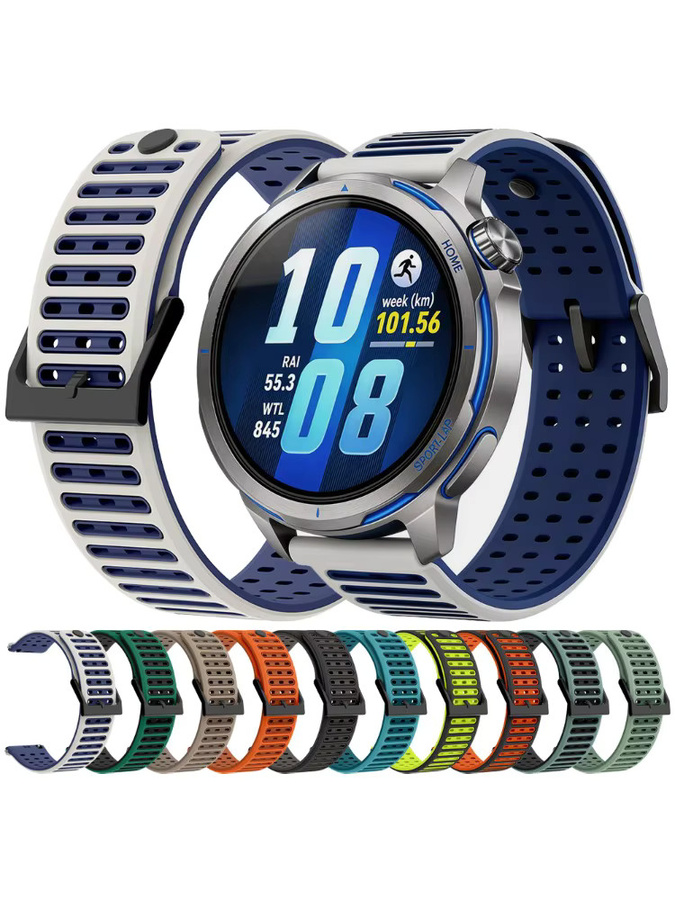 Huawei Uhrenarmband Silikon, Zweifarbig, 22 mm - Bild 3