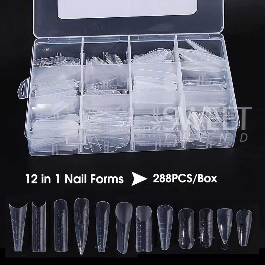 SWEET TREND Nagelformen, 288 Stück, 12 Arten, 12 Größen, Maniküre-Zubehör - Bild 4