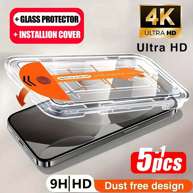 Xiaomi Displayschutz aus gehärtetem Glas 8K HD transparent für Xiaomi 15T 14T Pro 13T 12T 11T Mi 11 Lite 5G 12 13 14 10T - Bild 1