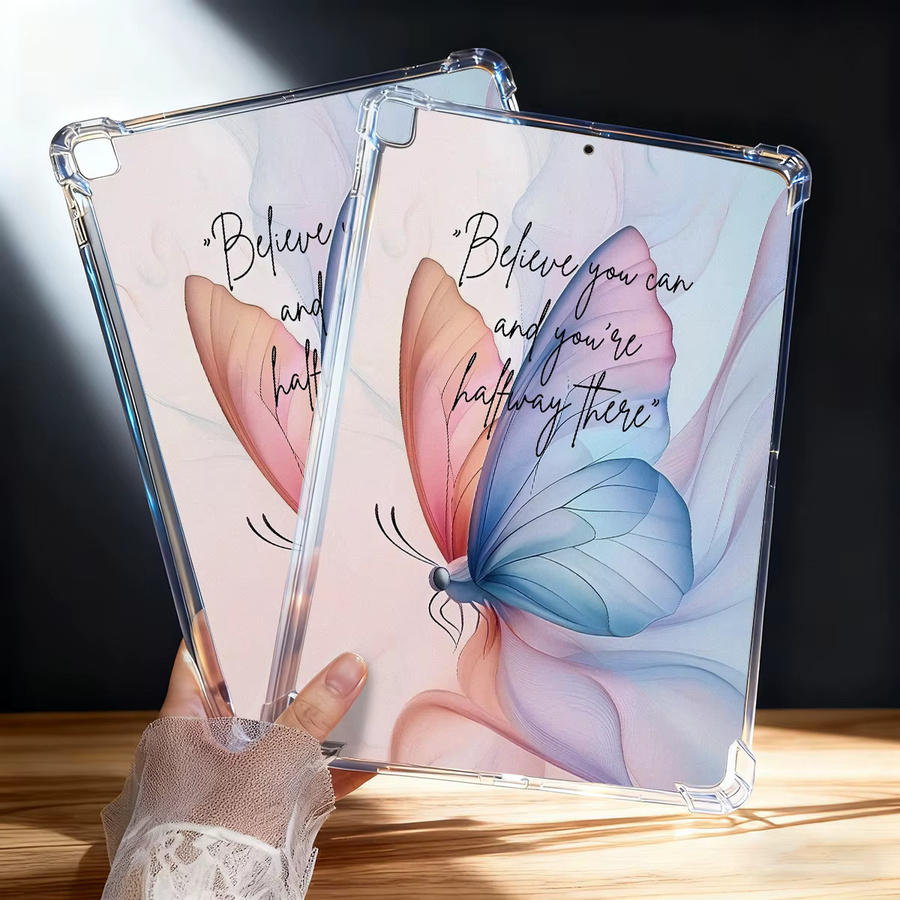 Schutzhülle mit Schmetterlings-Design für Samsung Galaxy Tab A9, S10 FE, A9 Plus, S6 Lite, S10 Lite, A11, A8, S9 FE Plus, S7 FE und S8 aus Silikon - Bild 5