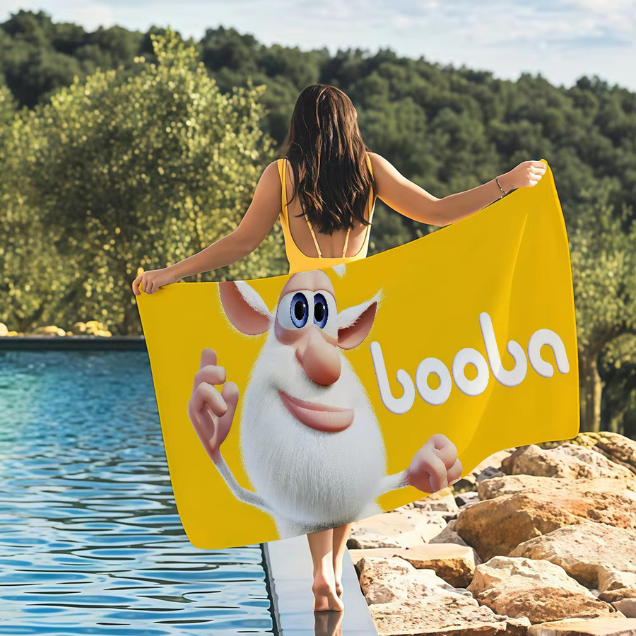 Hasbro B-Booba Handtuch mit Cartoon-Grafik in Gelb, B/B/H: 40 x 70 x 40 cm - Bild 2