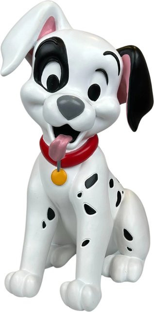 Disney Gartenfigur Dalmatiner in Weiß-Schwarz, Höhe: 40 cm, Breite: 27 cm, Tiefe: 27,5 cm - Bild 1