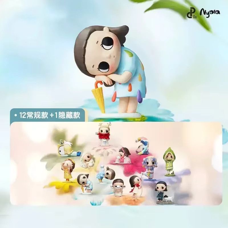 POP MART Nyota I AM THE SEASONS Series Blind Box Actionfigur Bamboo After Rain - Bild 1