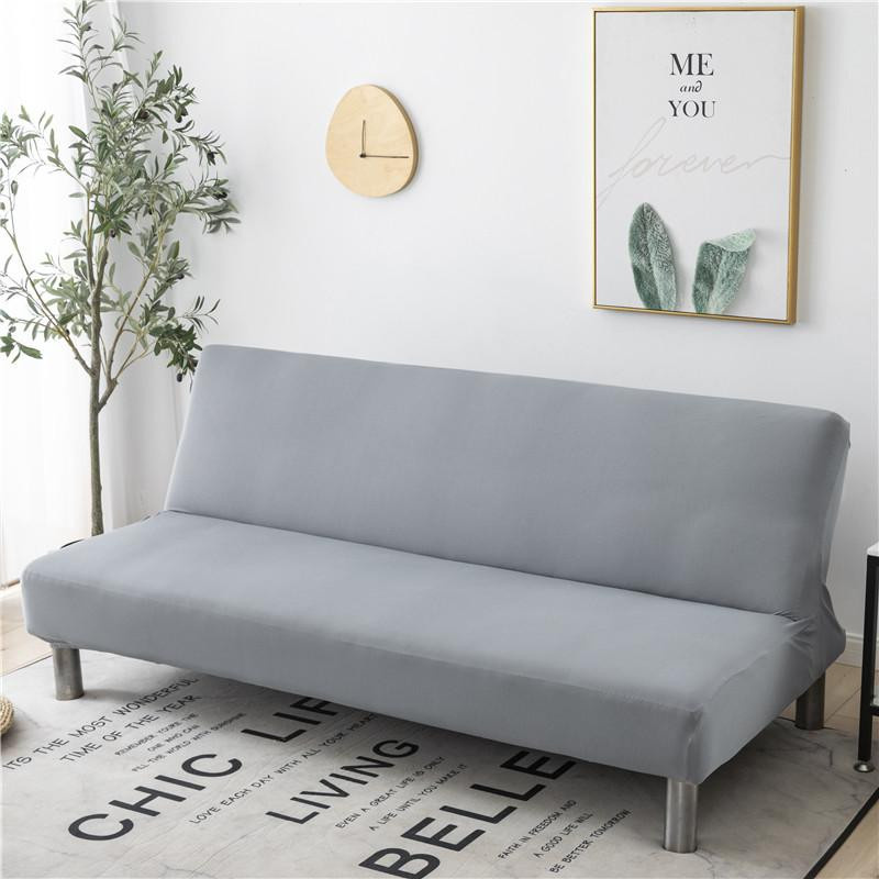 Housmife Sofa-Bettbezug in Grau, eng anliegender Klappsofa-Bezug aus Polyester für das Wohnzimmer - Bild 1