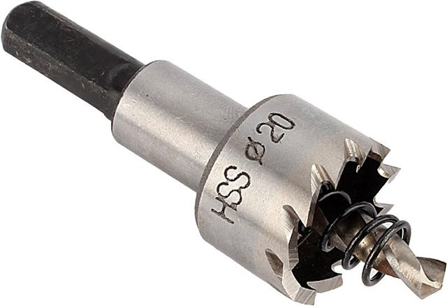 Kkmoon Lochsäge Heavy Duty aus Edelstahl mit Carbide-Spitzen in Silber, Durchmesser: 20 mm - Bild 1