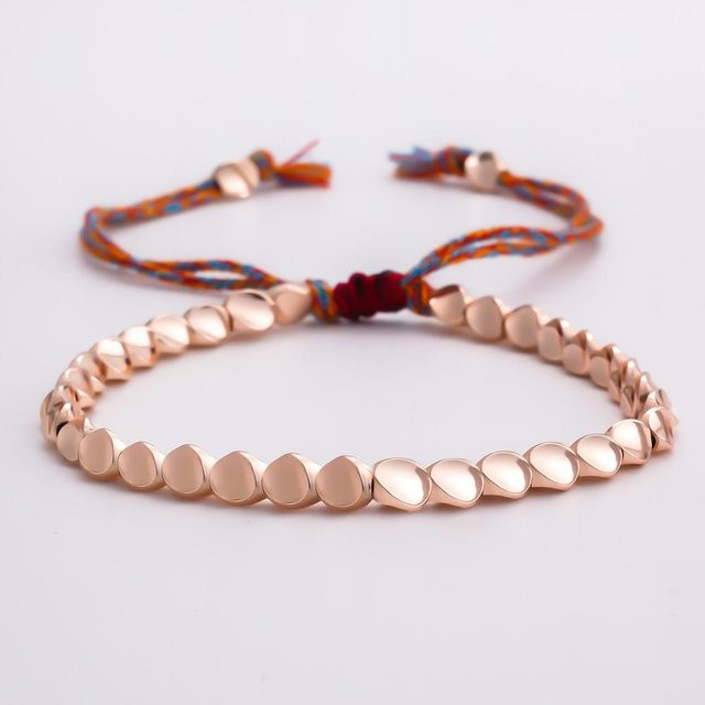 Xinpengcheng Armband, Messing, Roségold, Unisex - Bild 1