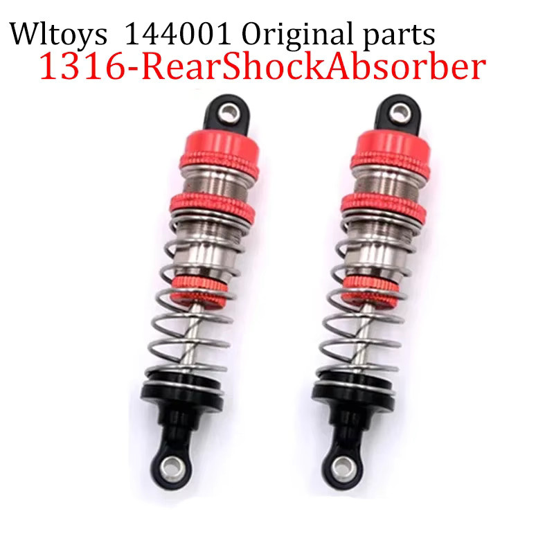 WLtoys Schwingarm Lenkungsgelenk Zugstange Stoßdämpfergehäuse Getriebewelle Motor ESC Reifen Stoßdämpfer Ersatzteil - Bild 3