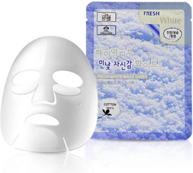 3w-clinic Fresh White Aufhellende Maske für das Gesicht, Unisex - Bild 1