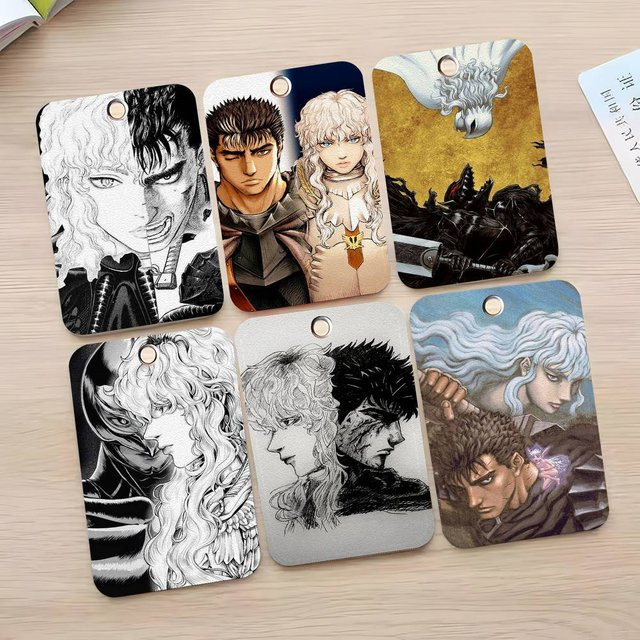 Schlüsselanhänger Anime B-Berserk Guts And Griffith, Leder - Bild 1
