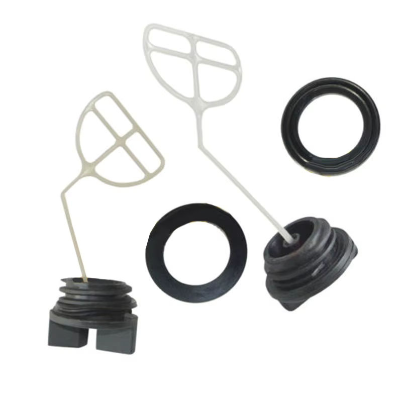 Vibratite Tankdeckel Set für chinesische 5200/52cc Kettensägen in Schwarz mit Öl Kappe, Unterlegscheibe und Dichtung - Bild 4