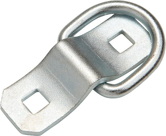 Conacord Zurröse mit Lasche aus Stahl in Silber, Länge: 90 mm - Bild 1