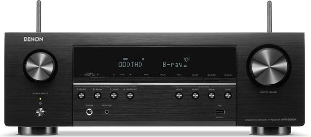 Denon AVR-S660H HDMI Klang Effekt Receiver schwarz - Bild 1