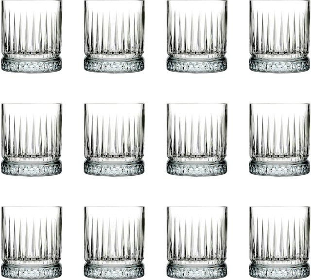 Elysia Whiskygläser Tumbler aus Glas, 12er-Set, transparent, 355 ml pro Glas - Bild 1
