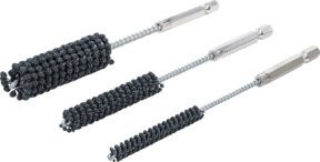 BGS Honwerkzeug-Set 1272, 3-teilig, flexibel, 6,3 mm (1/4 Zoll) Schaft, Körnung 60/80, Durchmesser: 8 mm, 12 mm und 20 mm - Bild 1