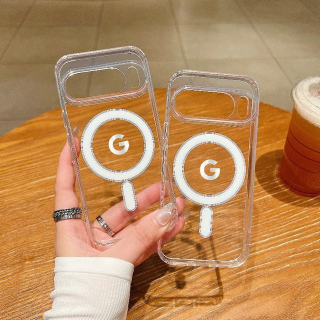 Transparente Acryl-Schutzhülle mit Magnetladung und Airbag-Puffer für Google Pixel 10 Pro XL und Pixel 10 Pro - Bild 1