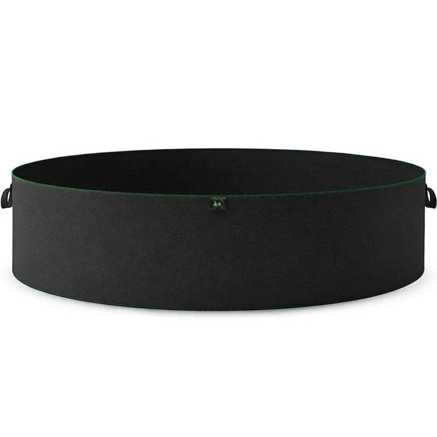 TTL GARDEN Hochbeet Pflanzsack aus Vlies für Gemüse, Kräuter und Beeren, Durchmesser: 130 cm, Volumen: 400 l, Farbe: Schwarz - Bild 2