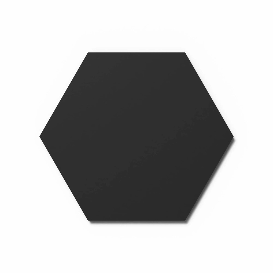 Denpanels Designpaneel Hexagon Lino Nero Clear MDF Schwarz B/B: 50 x 50 cm, 3 Stück - Bild 2