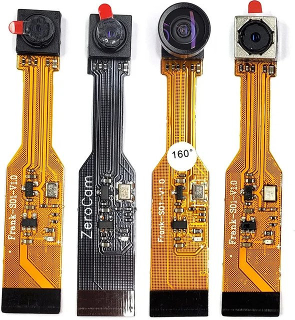 Raspberry Pi Kamera Modul OV5647 für Raspberry Pi ZERO mit 6 cm Weitwinkel Fisheye Objektiv, Nachtsicht Edition, 5 Millionen Pixel, 120 bis 160 Grad Sichtfeld - Bild 1