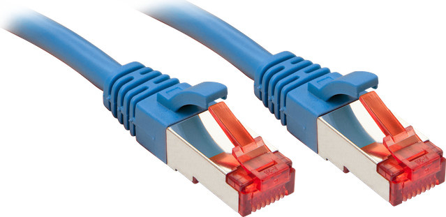 Lindy Patch-Kabel CAT 6a Ethernet LAN RJ-45 auf RJ-45 SFTP PiMF Blau 15,0 m - Bild 1