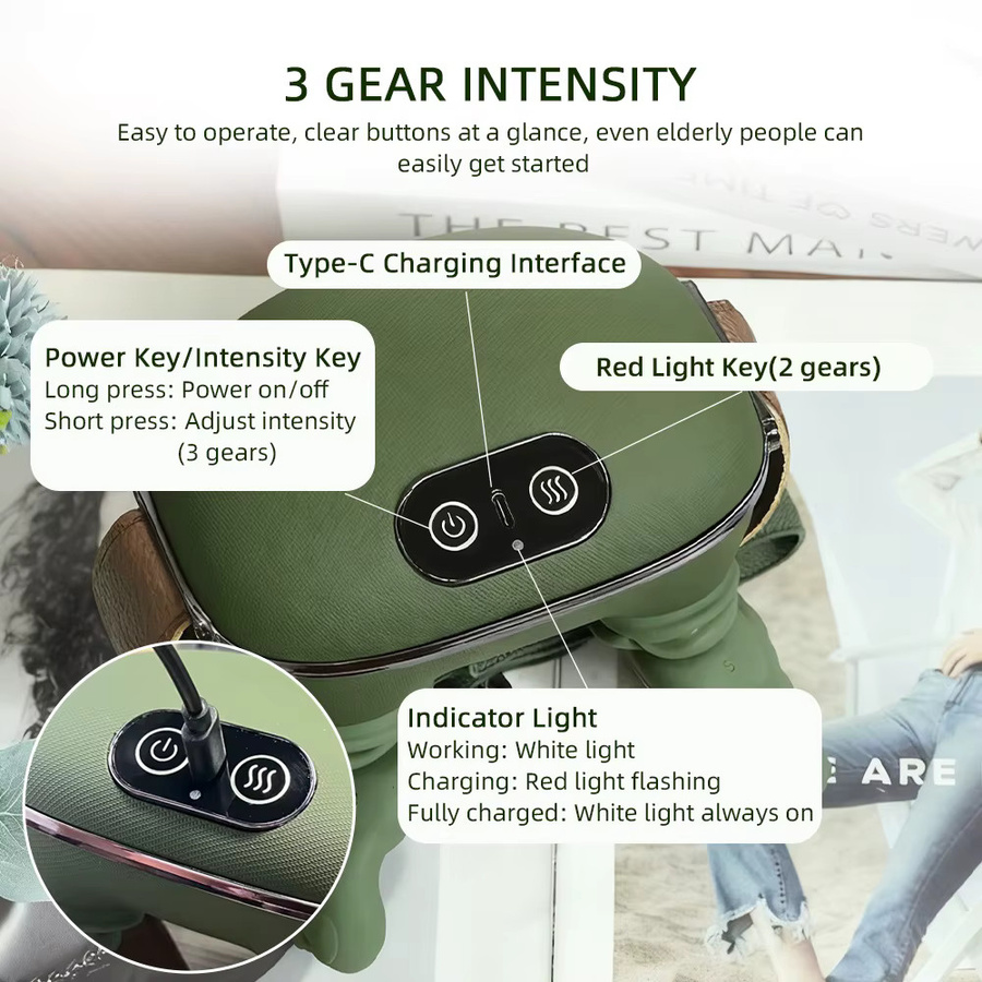 foreverlily Bionic Finger Hals- und Schultermassagegerät, drahtlos - Bild 6
