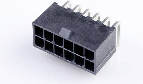 Molex Stiftgehäuse-Platine 469911012 in Schwarz - Bild 1