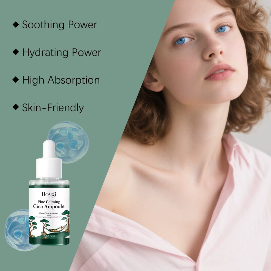 Hoygi Cica Ampoule Pine Centella Asiatica Serum, Hyaluronsäure, Gesicht - Bild 2