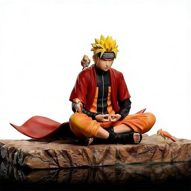Bandai Naruto Shippuden Uzumaki Naruto Sage Mode Meditierende Figur, Einzelfigur - Bild 1