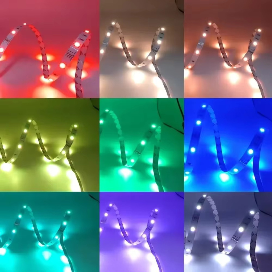 LeiiGeeGo RGB LED-Lichtstreifen mit USB-Anschluss, selbstklebendes Multicolour LED-Band für TV-Hintergrundbeleuchtung und Weihnachtsdekoration - Bild 2