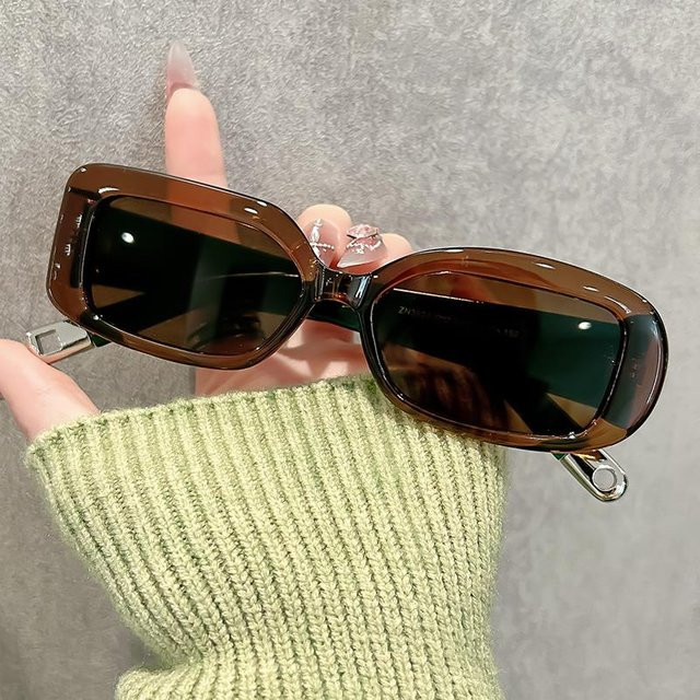 Dote Sonnenbrille, quadratisch, Vollrand, Kunststoff, Unisex, black - Bild 1