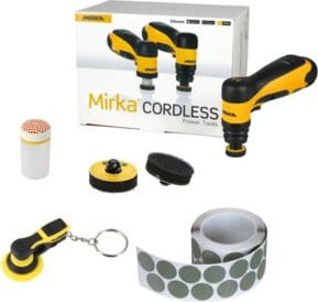 Mirka AOS-B-Paket Spot-Repair akkubetriebene Komplettlösung in Gelb - Bild 1