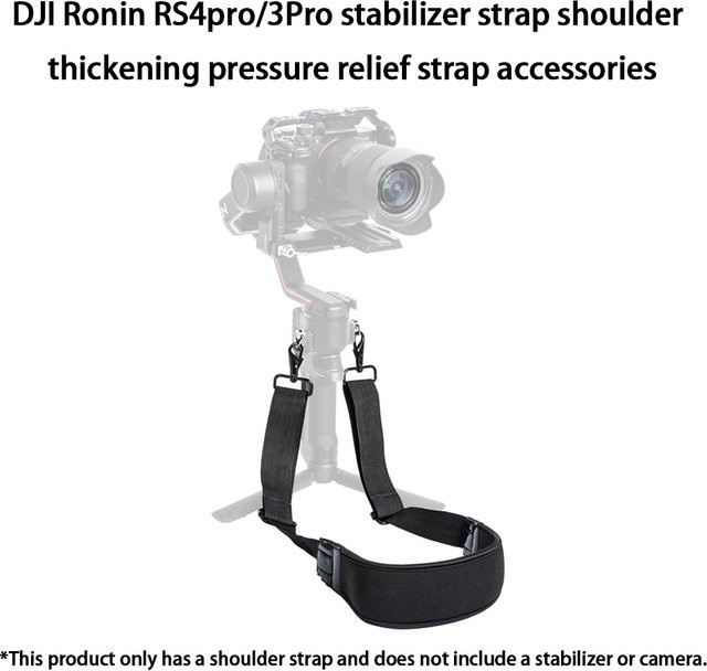 STARTRC Schultergurt zur Druckentlastung für DJI Ronin RS4 Pro und RS3 Pro Stabilisatoren in Schwarz - Bild 1